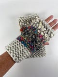 Hand Knit Fingerless Gloves, Fingerless Mittens, Wrist Warmers, Texting Gloves, Hand Warmers, Nordic Gloves