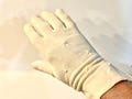 1960s White Star Gloves - Size 7 Formal Gloves - Theater Prop