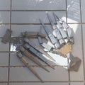 Articulated Skeleton Hand Gloves: Cyberpunk Cosplay Gauntlets - Lightweight Poseable Prop Hands