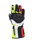 Men’s Leather Gauntlet Motorcycle Gloves Racing Touchscreen Dirt Bike MotoGP Street Road Gloves - Orange Green Black Steel Armor Protective