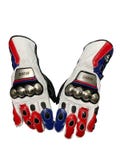 BMW Motorrad Leather Racing Gloves: Stainless Steel Knuckle Protection
