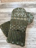 Women's Wool Mittens -Upcycled felted sweater mittens - Bernie Mittens - Recycled Sweaters