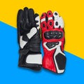Premium Leather Motorcycle Gloves – Durable, Comfortable & Flexible Fit, Hard Knuckle Armor, Summer Thermal Protection Gloves,