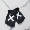 Half Finger Leather Gloves for Motorbike Riders X Style, Leather Gloves, Genuine Leather, Winter Gloves, Driving Gloves