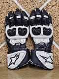 Handmade Motorcycle Racing Gloves – Alpinestars Style Leather Biker Gloves – Knuckle Protection – Track & Street Riding Gear