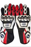 BMW Gloves Motorcycle Motorbike Cowhide Leather Biker Armoured Gloves