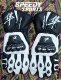 Hayabusa MOTOGP Motorbike Racing Leather Gloves - Made In Genuine Cowhide Leather - With Free Shipping