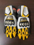Ducati Corse Motorbike Racing Leather Gloves