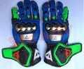 Custom Made Motorbike Riding Leather Gloves Motorcycle Street Racing Driving Gloves CE Armour