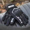 Leather Motorbike Gloves: Scala Protective Riding Gear