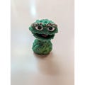 Vintage Sesame Street Oscar the Grouch Finger Puppet Muppets Inc. 2-1/2"