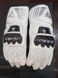Dainese Style Gloves Motorbike/Motorcycle In Kangaroo With Kevlar /Cowhide With Fleece Leather|White Dainese Racing Gloves