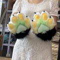 Original fursuit paws gloves Multiple colors to choose from Furry claws Cosplay exhibition costumes Cat paw glove