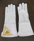 American Civil War Gauntlets – With Gold Bullion Embroidery - Authentic Historical Reproduction