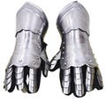 Medieval Knight Forearm Gloves Gauntlet Steel Finger Armor Gauntlet LARP Warrior Roleplay Costume Gloves Halloween