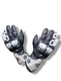 Alpinestars GP Pro Leather Motorcycle Racing Gloves – Black and White