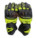 Alpinestars GP Pro R3 Black and Fluorescent Gloves Leather Motorcycles Race Gloves