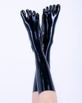 Latex Rubber Long Toes Socks, Fetish Wear, Shiny Tight Latex for Roleplay And Sexy Wear