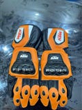 KTM Motorcycle Leather Racing Gloves Motorbike Riding Gloves