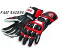 Ducati Motorbike MOTOGP Racing Leather Gloves - Made In Genuine Cowhide Leather - With Free Shipping