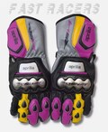 Aprilia RSV4 Motorbike MOTOGP Racing Leather Gloves - Made In Genuine Cowhide Leather - With Free Shipping