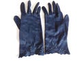 Vintage  Max Mayer Gloves, Blue Gloves, Navy Blue Gloves, Czechoslovakia Gloves, Navy Gloves, Lined Gloves