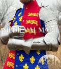 MEDIEVALMART Historical knight military warrior full hand armor with gauntlet protect for enemies ~ Medieval hardened steel body armor