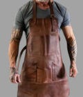 Full Grain Leather Apron – Multi-Pocket
