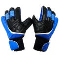 German Latex Goalkeeper Gloves – 4mm Anti-Slip Grip Gloves with Adjustable Strap, Thermal Padding & Wrist Support for Football Matches