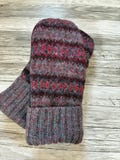 Women's Wool Mittens -Upcycled felted sweater mittens - Recycled Sweaters- Gifts for her