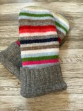 Women's Wool Mittens, Upcycled, Felted Wool, Sweater Mittens - Large
