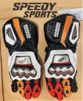 Honda Repsol MotoGP Leather Motorcycle Gloves: Cowhide Racing Gloves