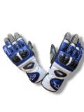 Alpinestars GP Tech Blue & White Motorcycle Racing Gloves