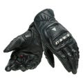 Dainese Style Gloves Motorbike/Motorcycle In Kangaroo With Kevlar /Cowhide With Fleece Leather|Black Racing Gloves