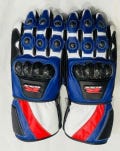 Suzuki GSXR  Motorcycle MotorBike MotoGP Racking Leather Gloves MotorBike With Protective Gear