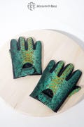JADE GAUNTLET | Genuine Python Gloves
