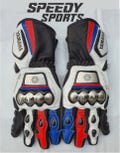 Yamaha MOTOGP Motorbike Racing Leather Gloves - Made In Genuine Cowhide Leather - With Free Shipping
