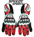 Yamaha MOTOGP Motorbike Racing Leather Gloves - Made In Genuine Cowhide Leather - With Free Shipping