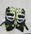 Alpinestars GP PRO R2 Black and White Glove Knagaroo With Kevlar/Cowhide With Fleece Leather Motorcycle/Motorbike Race Gloves