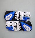 Alpinestars GP Plus Motorcycle Gloves | White Blue Black Leather Racing Gloves | Protective Biker Riding Gloves