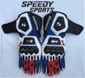 BMW S1000RR MOTOGP Motorbike Racing Leather Gloves - Made In Genuine Cowhide Leather - With Free Shipping
