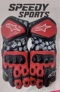 Alpinestars MOTOGP Motorbike Racing Leather Gloves - Made In Genuine Cowhide Leather - With Free Shipping