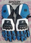 Hayabusa MOTOGP Motorbike Racing Leather Gloves - Made In Genuine Cowhide Leather - With Free Shipping