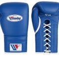 Winning Boxing Blue Leather Professional Training