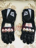 Custom Made Leather Motorbike Biking Gloves Motorcycle Bikers Street Racing Gloves