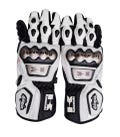 Kawasaki  Men MotorBike Racing Leather Gloves