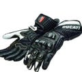 Premium Ducati Racing Gloves – Premium CowhideKangaroo Leather Motorcycle Gloves with Carbon Fiber Knuckle Protection| Italian Design Glove