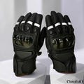 Vintage Style Genuine Sheepskin Motorcycle Gloves, Leather Gloves, Genuine Leather, Winter Gloves, Driving Gloves
