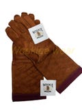 Armorer Inspired Suede Leather Gloves | Women’s Cosplay Gloves | Custom Handmade Mandalorian Costume Accessories