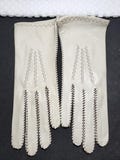 Vintage New Old Stock Genuine Deerskin Ladies Driving Gloves Stockman Size 6